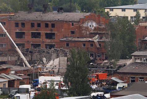 Huge blast at Moscow area factory adds to Russian jitters as new drone attacks are blamed on Ukraine